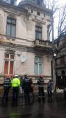 imagine în timpul intervenției, str. Mircea Vulcănescu nr. 14  » Click pentru a mari ->