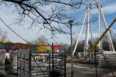 Parcul Tei, montarea roții de 60m  » Click pentru a mari ->